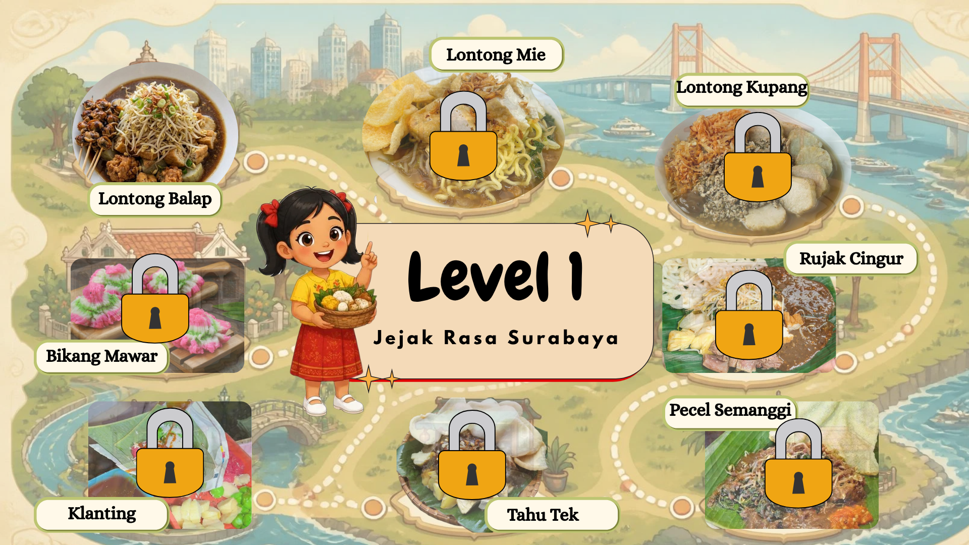 Peta Level 1 Jejak Rasa Surabaya